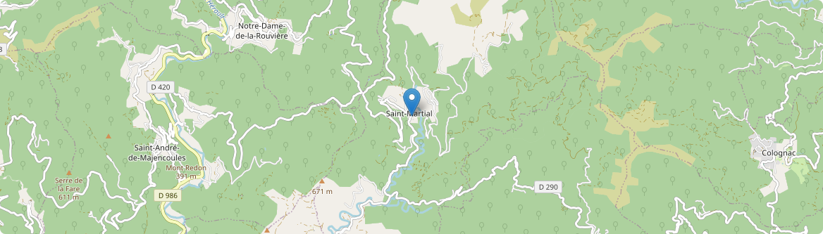 Saint-Martial - Carte