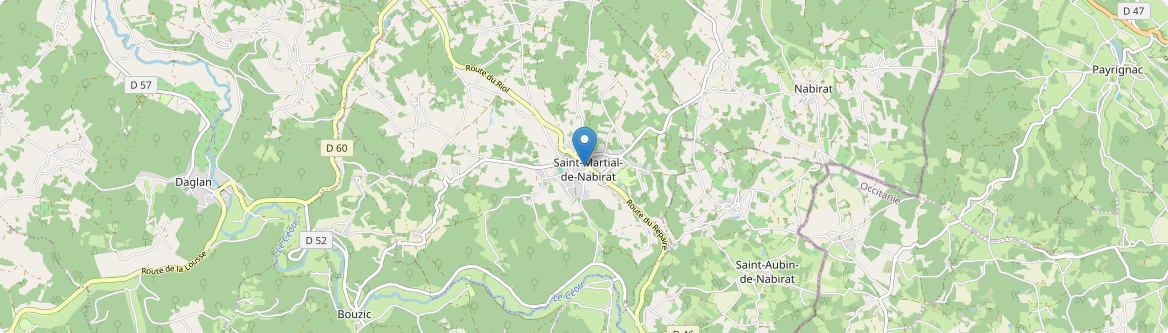 Saint-Martial-de-Nabirat - Carte