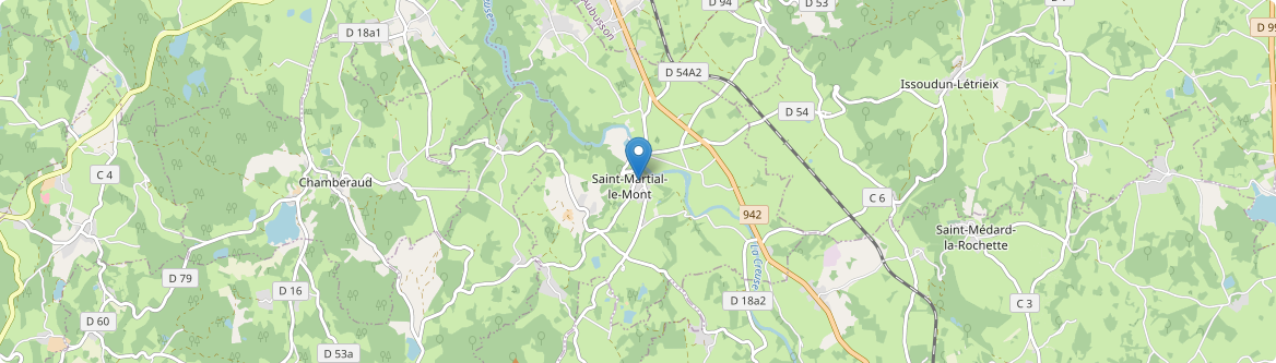 Saint-Martial-le-Mont - Carte
