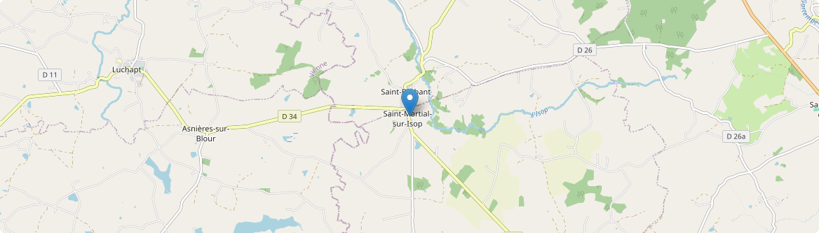 Saint-Martial-sur-Isop - Carte