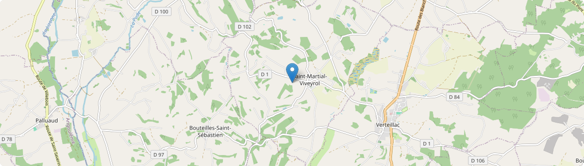 Saint-Martial-Viveyrol - Carte