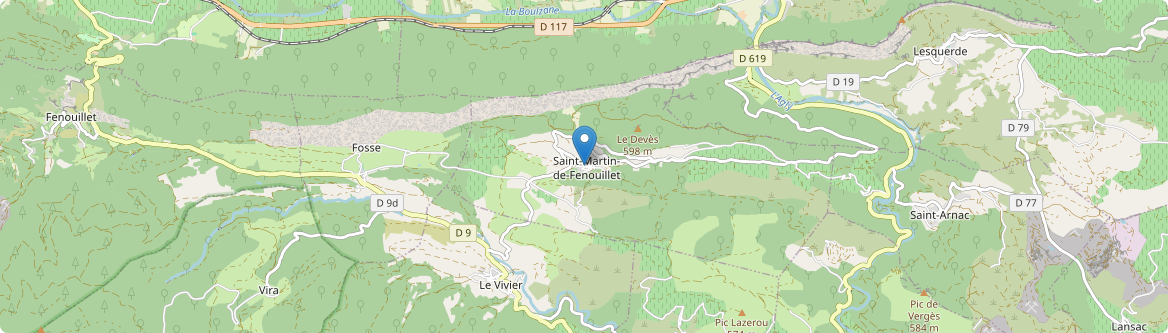 Saint-Martin-de-Fenouillet - Carte