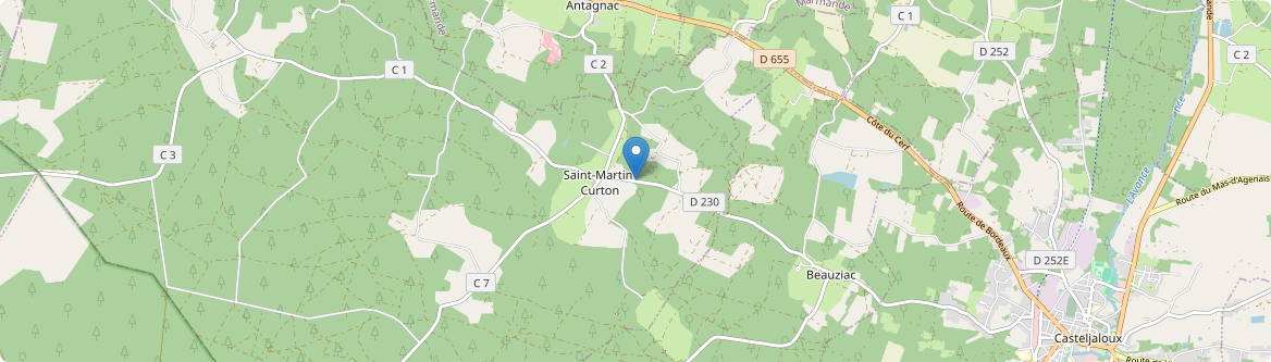 Saint-Martin-Curton - Carte