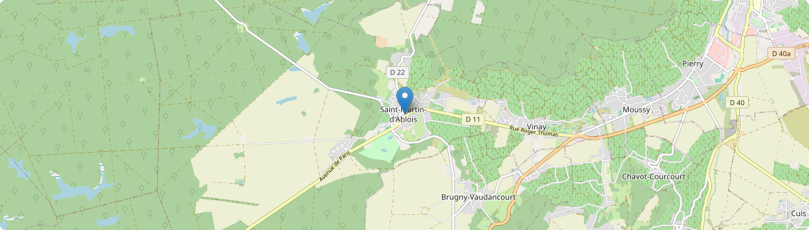 Saint-Martin-d'Ablois - Carte