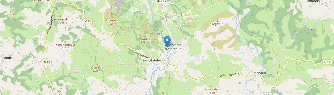 Saint-Martin-d'Arberoue - Carte