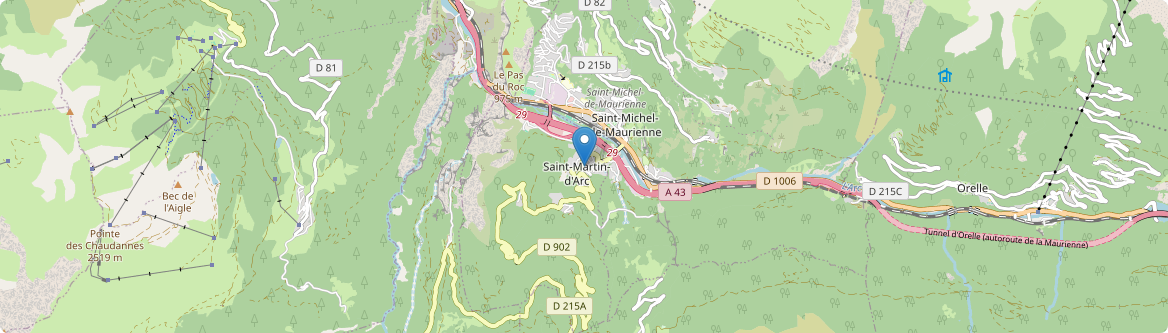 Saint-Martin-d'Arc - Carte