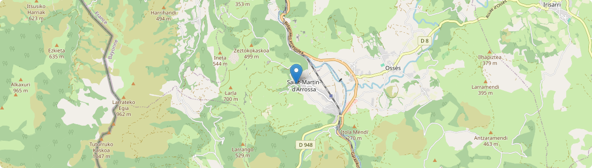 Saint-Martin-d'Arrossa - Carte