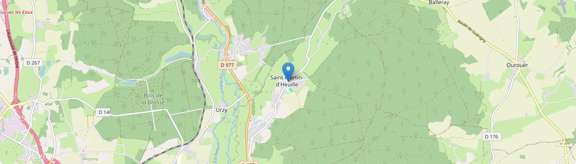 Saint-Martin-d'Heuille - Carte
