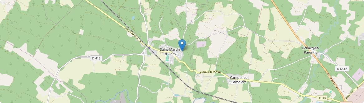Saint-Martin-d'Oney - Carte
