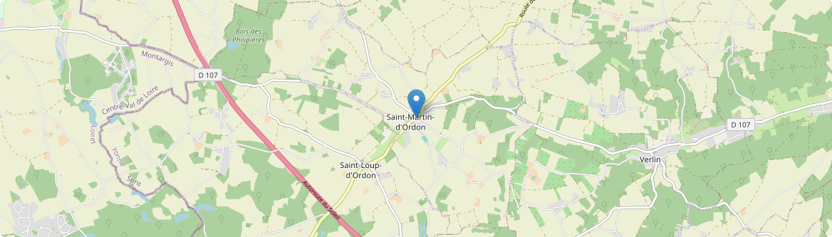 Saint-Martin-d'Ordon - Carte