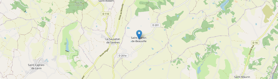 Saint-Martin-de-Beauville - Carte