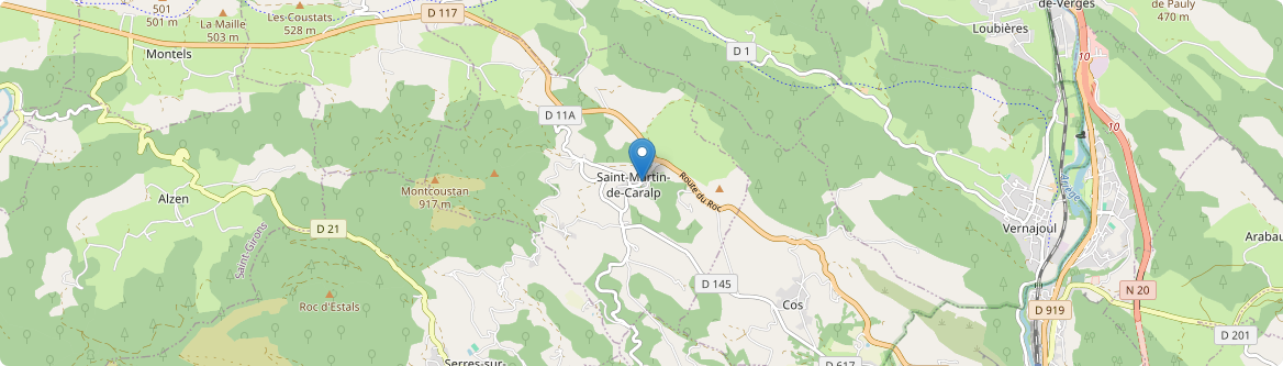 Saint-Martin-de-Caralp - Carte