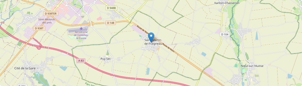 Saint-Martin-de-Fraigneau - Carte