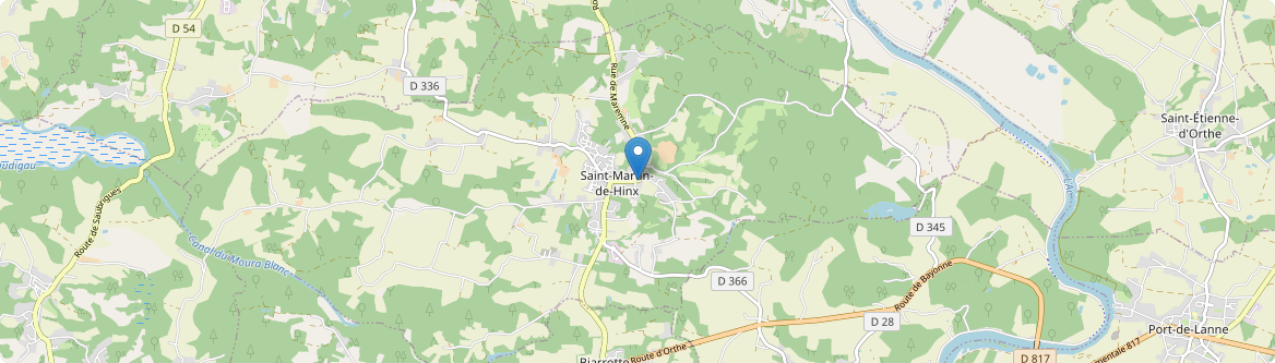 Saint-Martin-de-Hinx - Carte