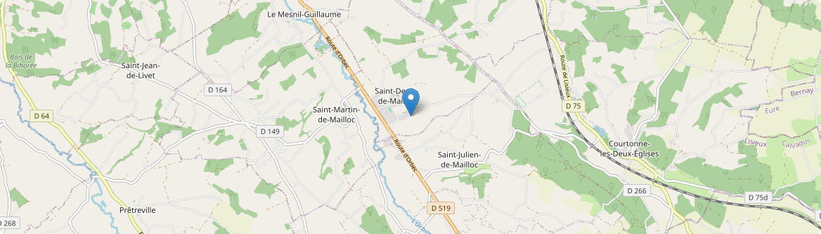 Saint-Martin-de-Mailloc - Carte