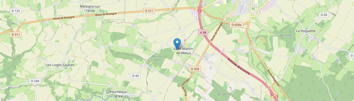 Saint-Martin-de-Mieux - Carte