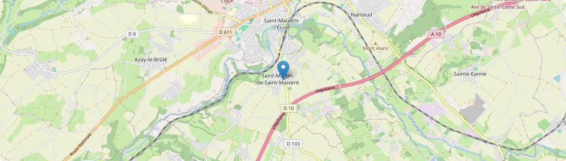 Saint-Martin-de-Saint-Maixent - Carte