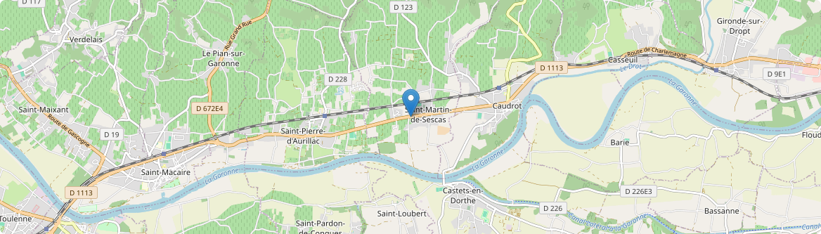 Saint-Martin-de-Sescas - Carte