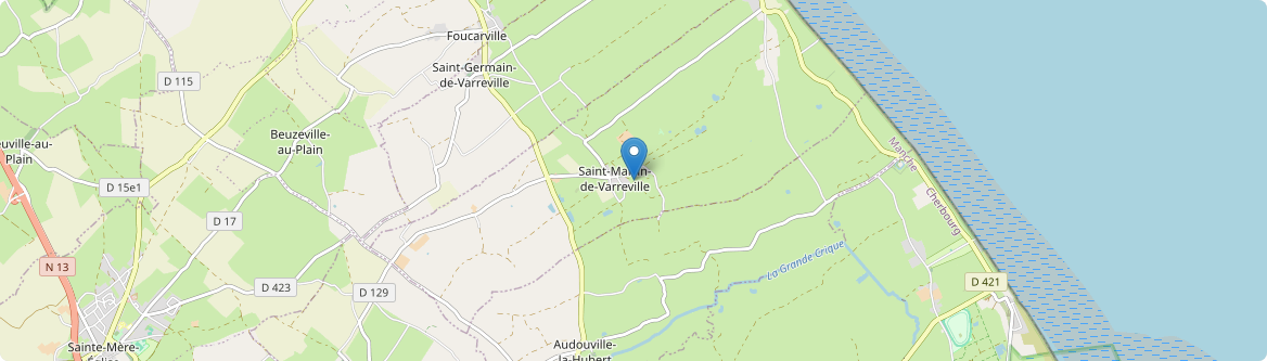 Saint-Martin-de-Varreville - Carte
