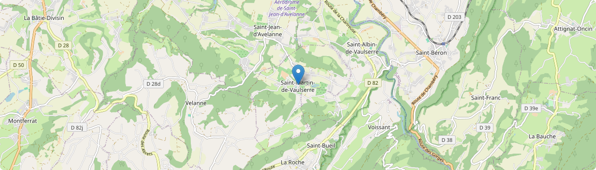 Saint-Martin-de-Vaulserre - Carte