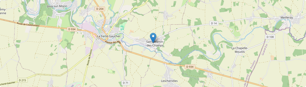 Saint-Martin-des-Champs - Carte