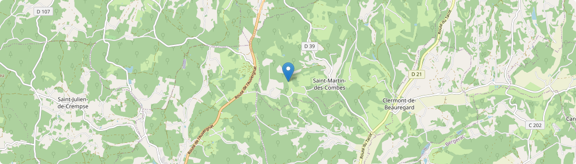 Saint-Martin-des-Combes - Carte