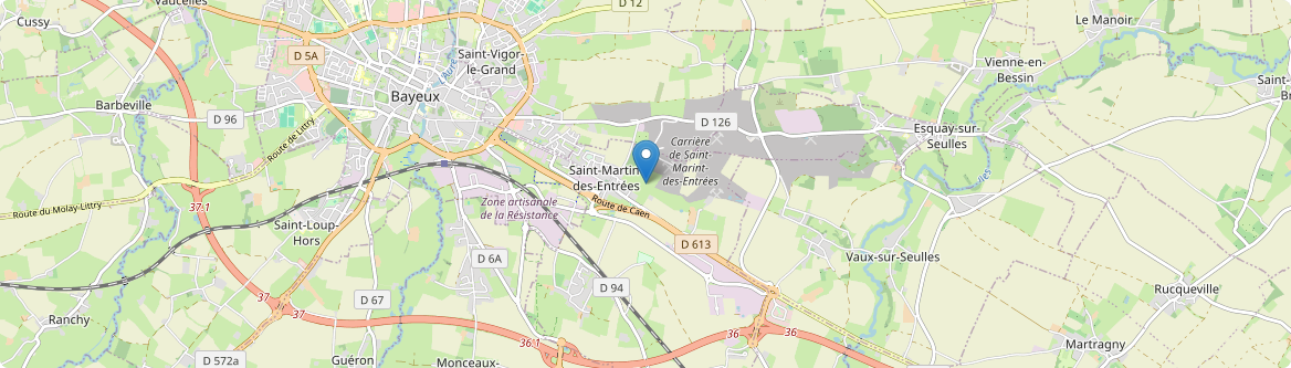Saint-Martin-des-Entrées - Carte