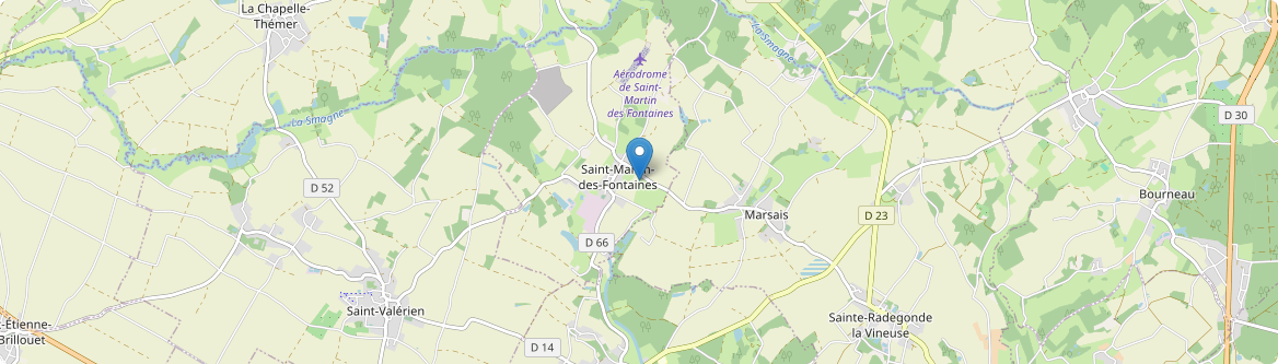 Saint-Martin-des-Fontaines - Carte