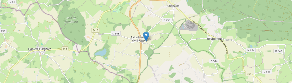 Saint-Martin-des-Landes - Carte