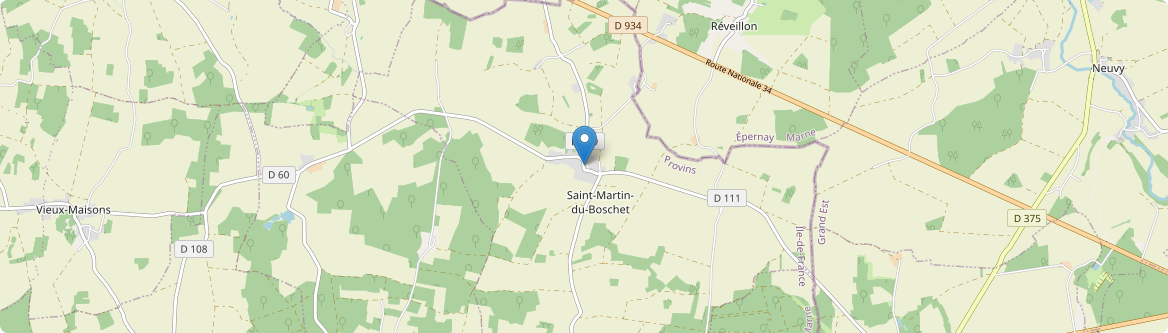 Saint-Martin-du-Boschet - Carte
