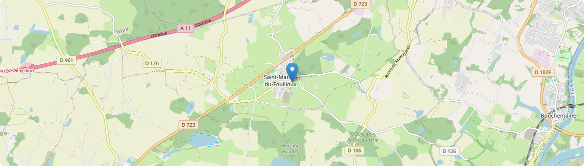 Saint-Martin-du-Fouilloux - Carte