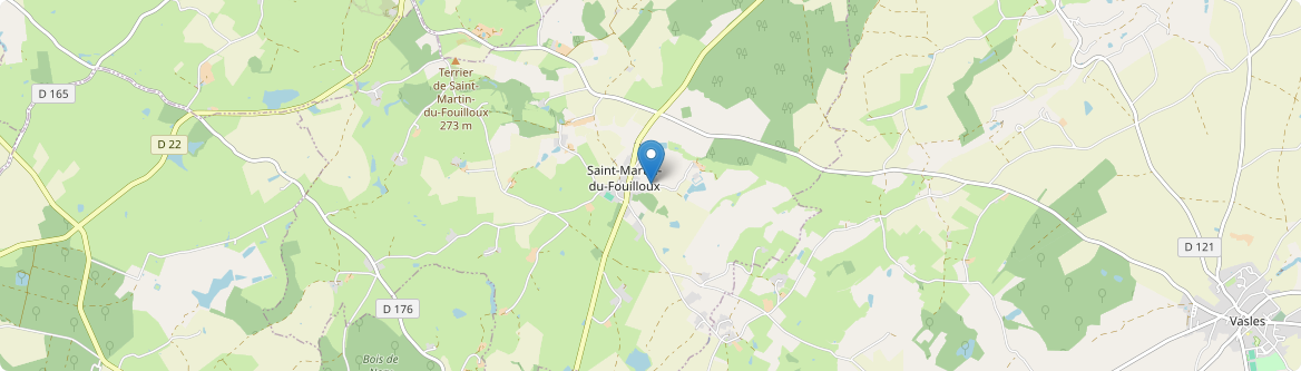 Saint-Martin-du-Fouilloux - Carte