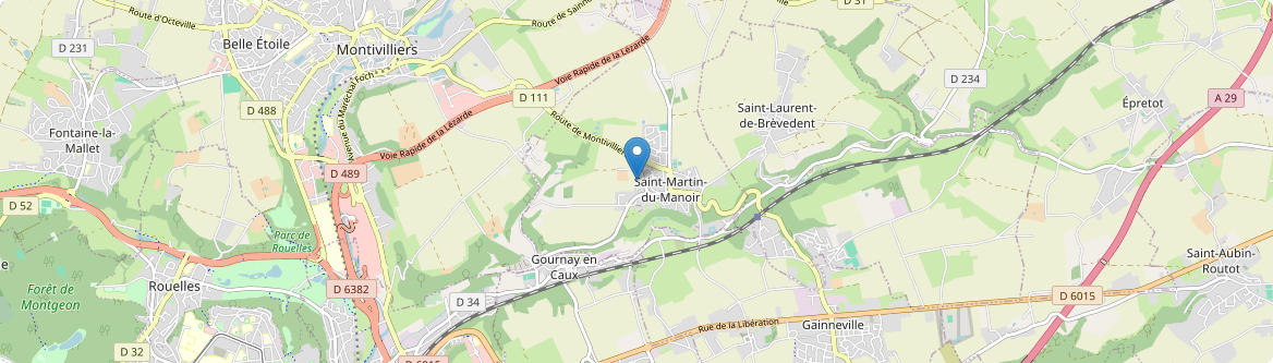 Saint-Martin-du-Manoir - Carte