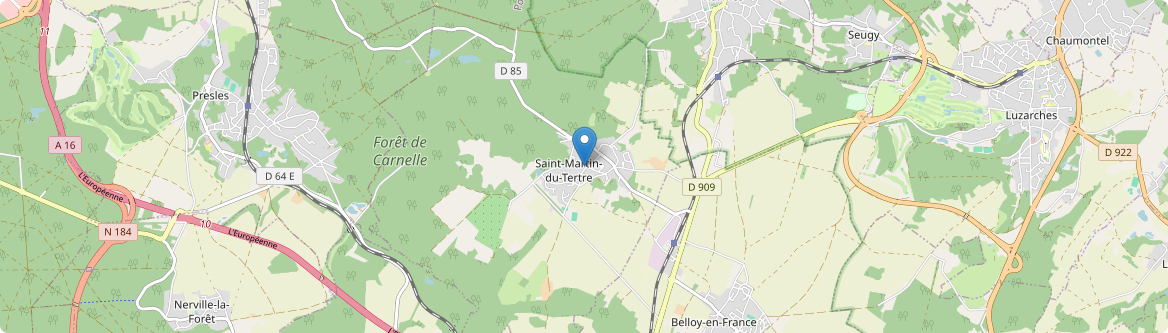 Saint-Martin-du-Tertre - Carte