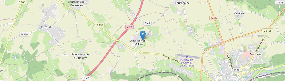Saint-Martin-du-Tilleul - Carte