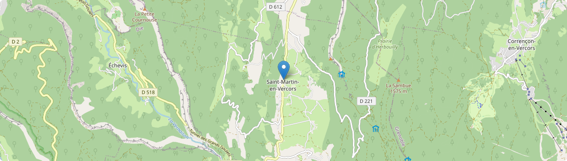 Saint-Martin-en-Vercors - Carte