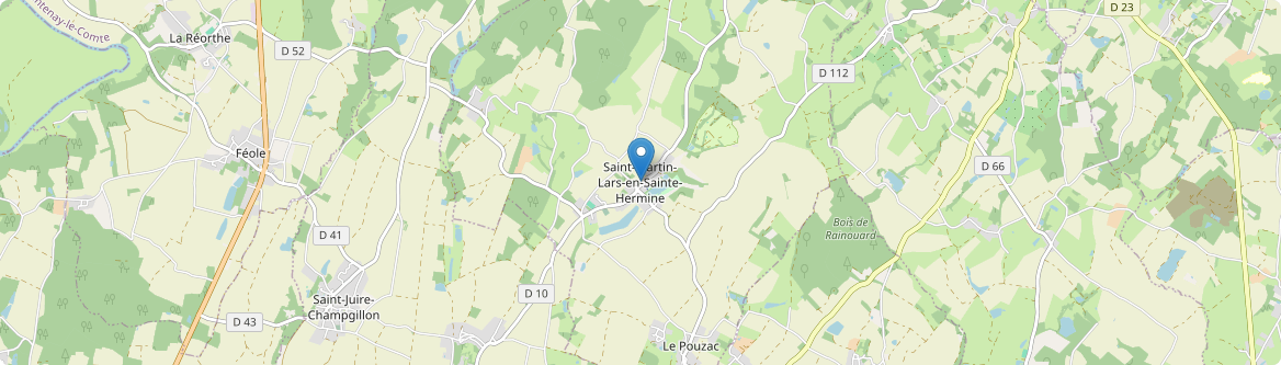 Saint-Martin-Lars-en-Sainte-Hermine - Carte