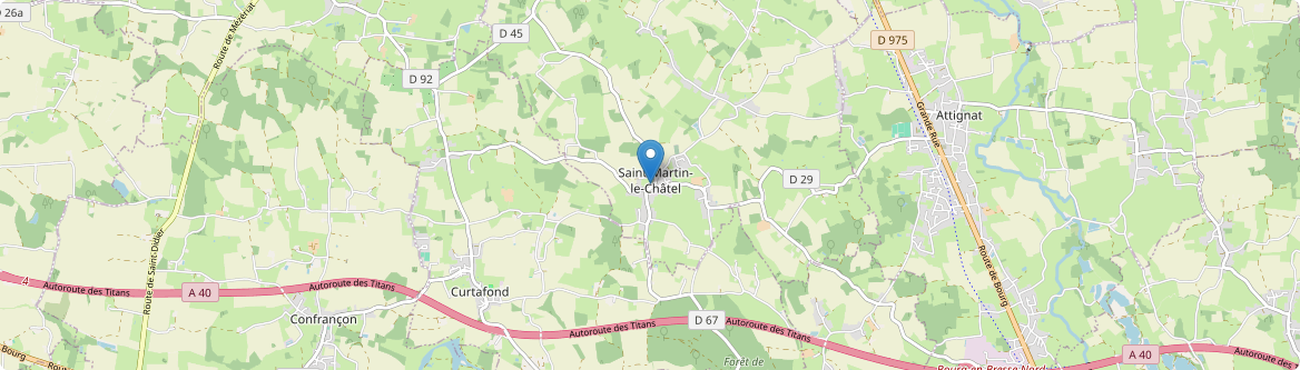 Saint-Martin-le-Châtel - Carte
