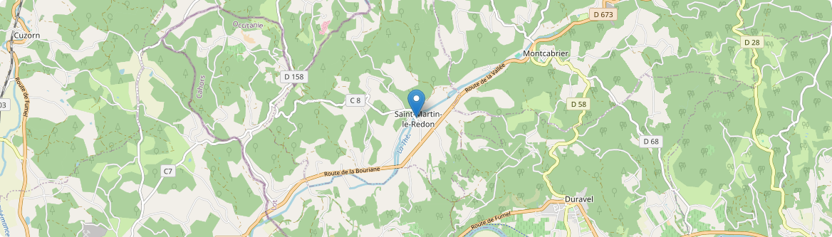 Saint-Martin-le-Redon - Carte