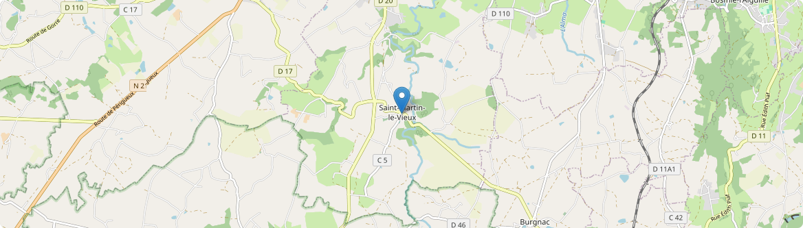 Saint-Martin-le-Vieux - Carte