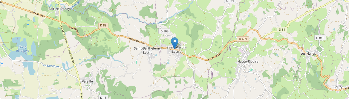 Saint-Martin-Lestra - Carte