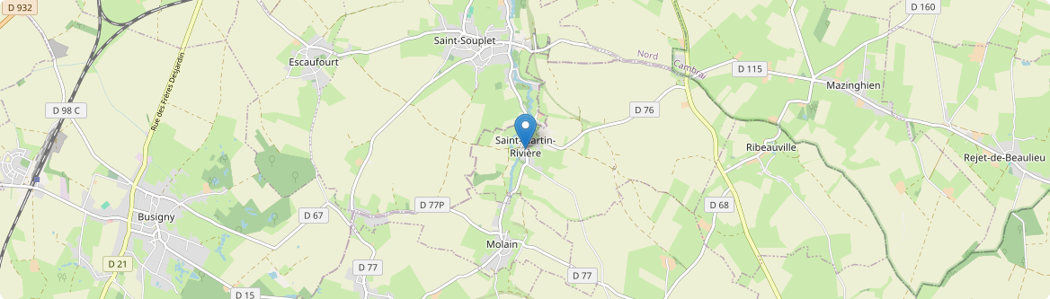 Saint-Martin-Rivière - Carte