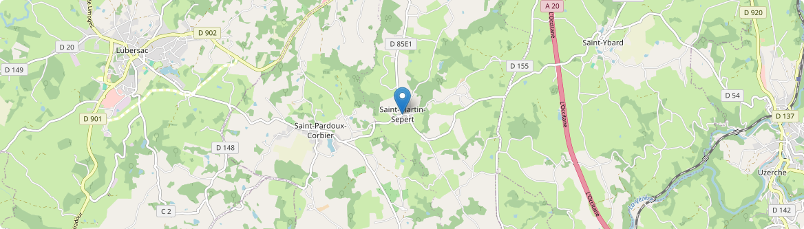 Saint-Martin-Sepert - Carte