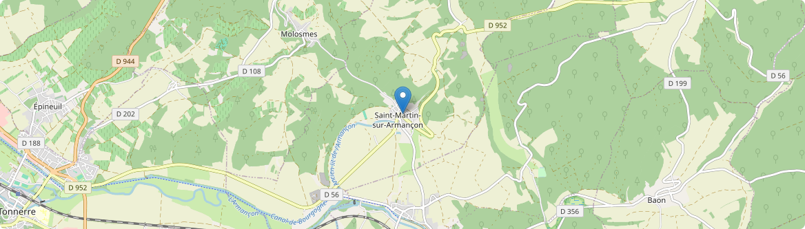 Saint-Martin-sur-Armançon - Carte