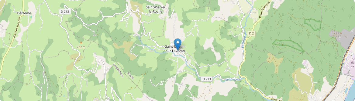 Saint-Martin-sur-Lavezon - Carte