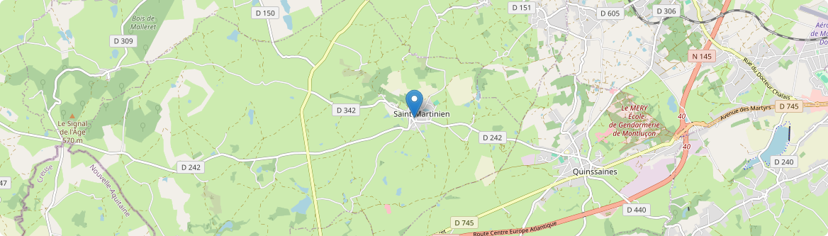 Saint-Martinien - Carte