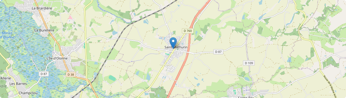 Saint-Mathurin - Carte