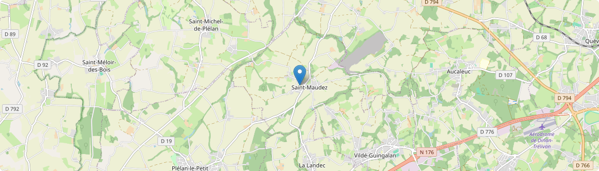 Saint-Maudez - Carte