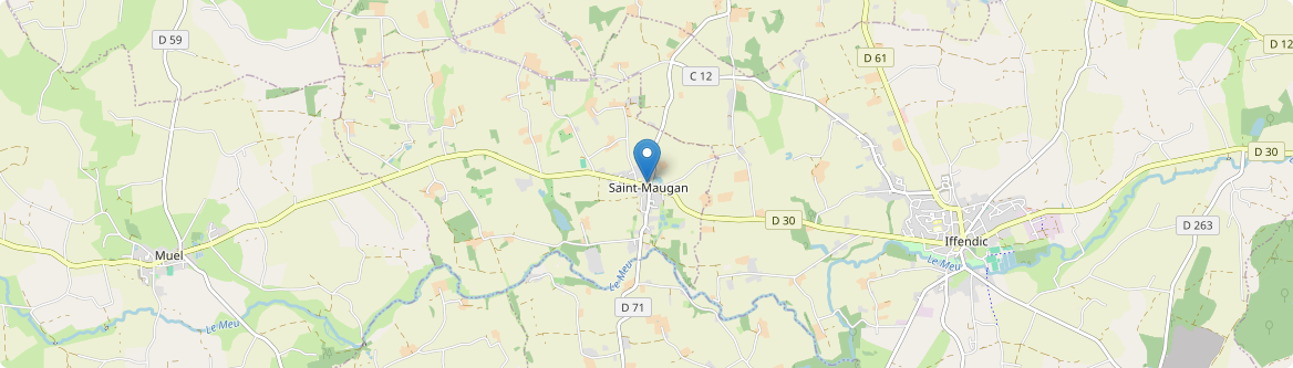 Saint-Maugan - Carte