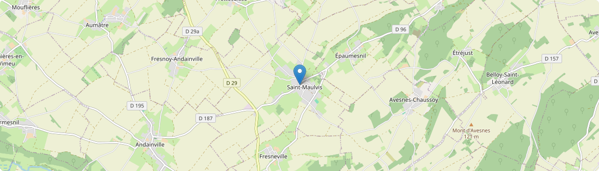 Saint-Maulvis - Carte